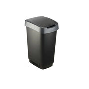 PATTUMIERA CON COPERCHIO BASCULANTE 25 LT. TWIST ANTRACITE