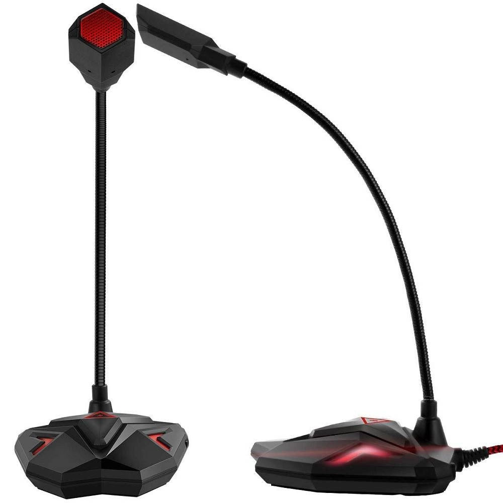 Trade Shop - Microfono Da Tavolo Scrivania Meeting Voice Conferenze Gaming Pc Usb Q55 -