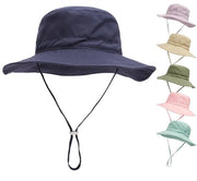 Cappello per Bambini con Protezione UV 50+ - Larga Allo Scaro - Ripiegabile - Respirante - Idoneo per Bambini/Bimbi - Protezione contro le Radiazioni UV - Cappello