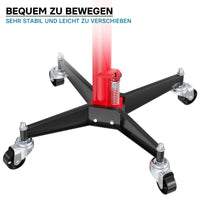 Sollevatore da fossa idraulico carichi fino a 500kg sollevamento da 110 a 190cm