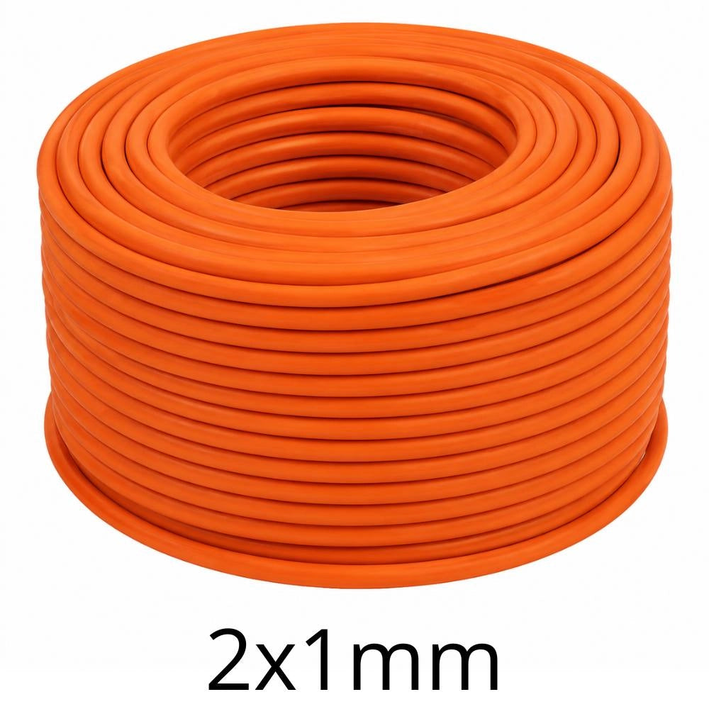 Cavo fror multipolare flessibile antifiamma arancio gommato per impianti *** lunghezza metri 25, sezione conduttore 2...