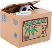 Spazzola per bambini - Spazzola panda carina cassaforte contro furto per risparmiare soldi raccogliere soldi regali per bambini