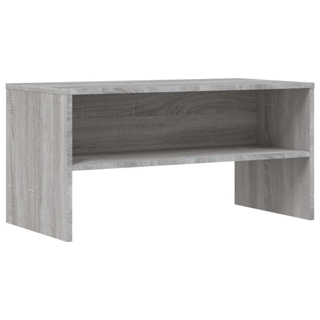 Mobile Porta TV Grigio Sonoma 80x40x40 cm in Legno Multistrato