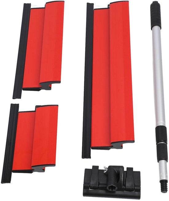 Set di smussamento per superfici rotonde con lama in acciaio inossidabile 250/400/600 mm - Manico ergonomico - Lama sostituibile - Spatola liscia - Kit di finitura - Risultati professionali - Spatola di finitura