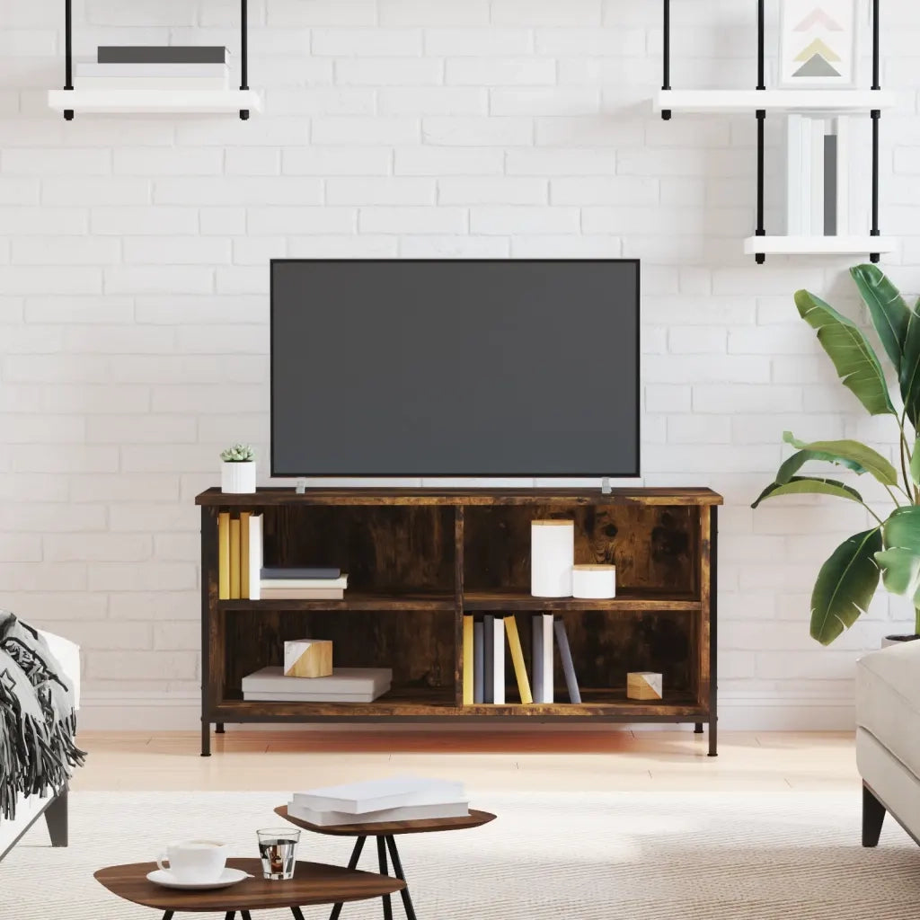Mobile TV | Armadietto TV | Mobile Porta TV Rovere Fumo 100x40x50 cm in Legno Multistrato