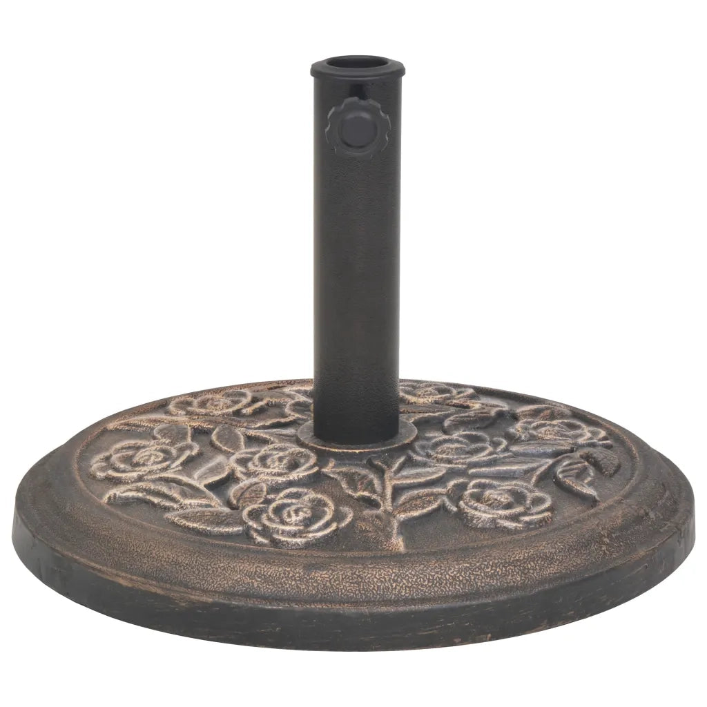 Base per Parasole Circolare in Resina Bronzo 9 kg CFW3680862