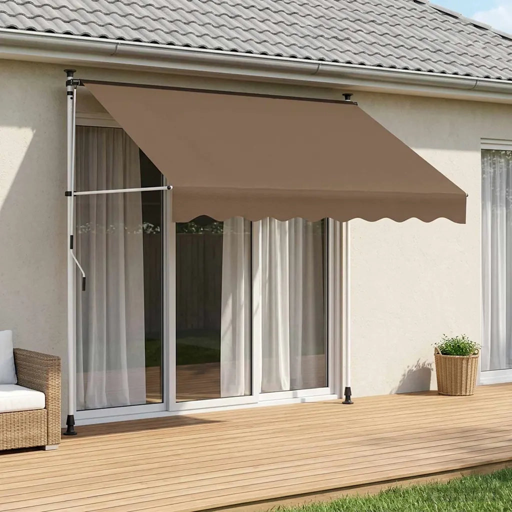 Tenda retrattile manuale Tortora 200 cm 42037067