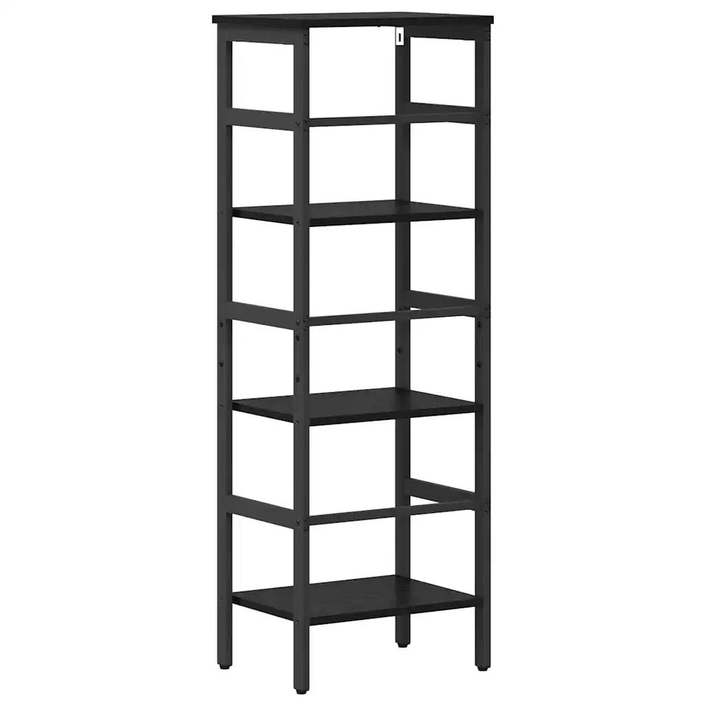 Libreria Rovere Nero 40 x 29,5 x 115 cm Legno multistrato 883904
