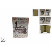 Trade Shop - Cassetta Portachiavi Porta Chiavi Fantasia Vintage In Legno Arredamento Casa -