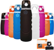 Bottiglia da 1000 ml Ultraleggera - Portatile e Opaca - Impermeabile - Adatta per Attività All'aperto - Ideale per Festival e Eventi Estivi