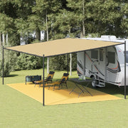 Tappeto da Tenda 400x600 cm Beige 310773