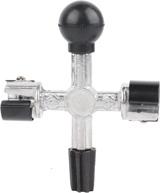 Strumento di pulizia terminali per auto 4-vie Accupool snoderino per velocizzare la ricarica della batteria del veicolo.