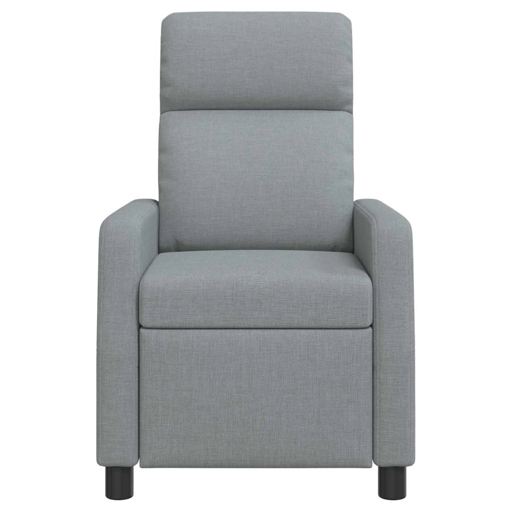 Divano Sedia-Poltrona reclinabile Grigio Chiaro Tessuto 330513