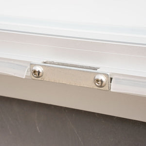 Bacheca da Esterno con Apertura a Ribalta 102,5x106,7x4,7 cm in Alluminio Grigio Chiaro