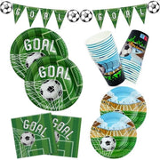Servizi da un uso occasionale per feste di calcio - set da 20 - colorati