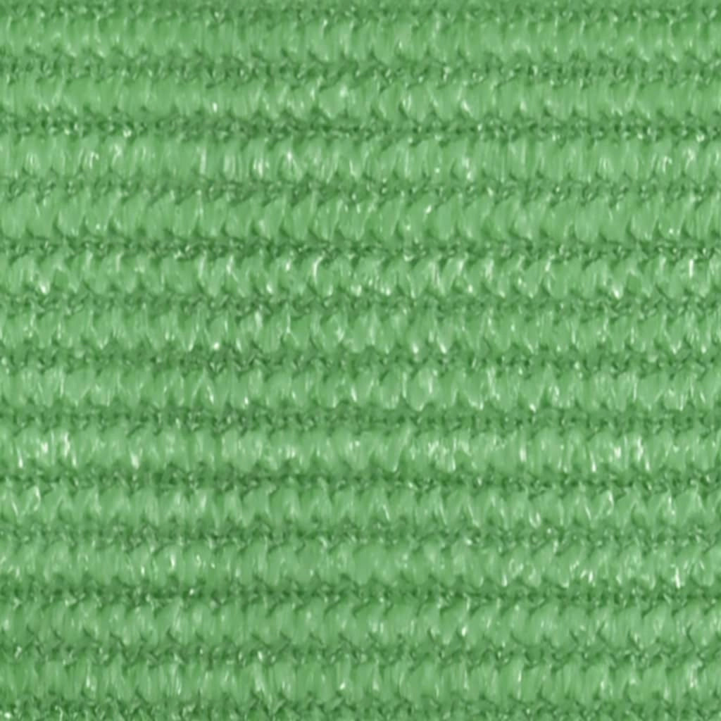 Vela ombreggiante 160 g/m² verde chiaro 7 x 7 m HDPE 02_0009404