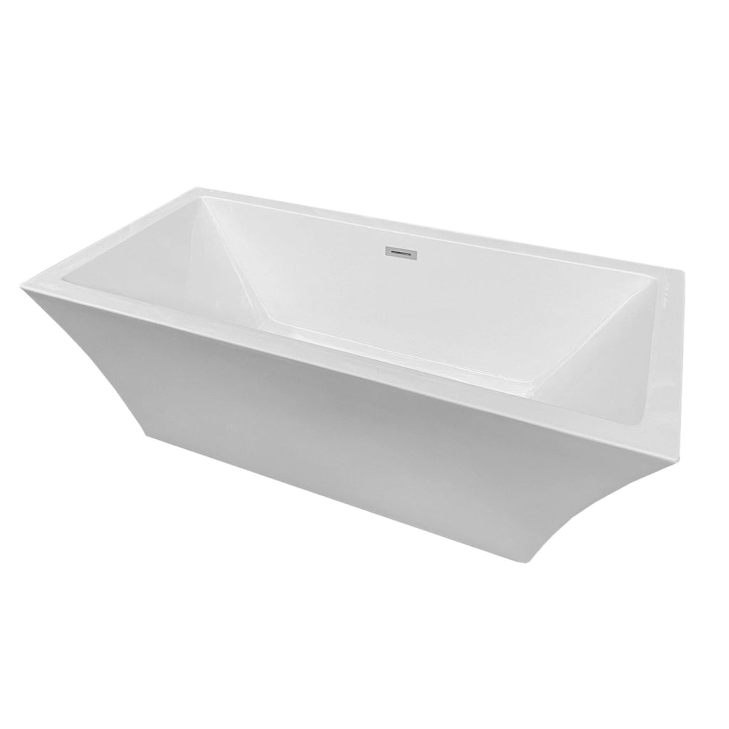 Vasca freestanding bianca 170 X 80 cm – Susan