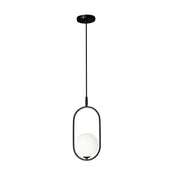 Lampada a sospensione Candellux Cordel nera G9 120cm