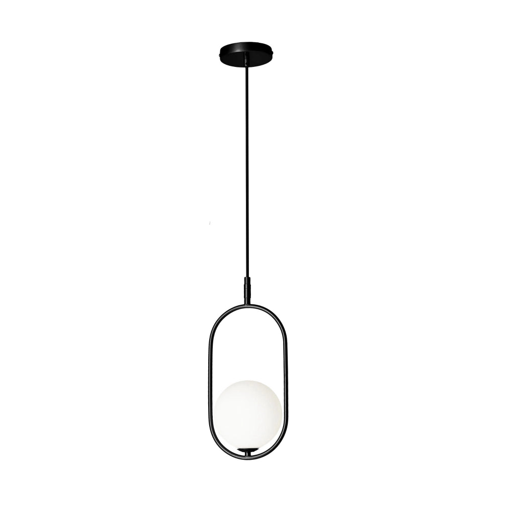 Lampada a sospensione Candellux Cordel nera G9 120cm