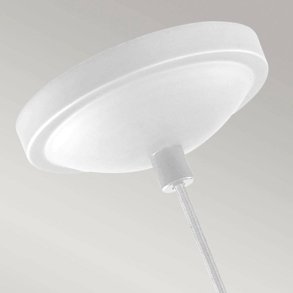 Lampada a sospensione LED Feiss Brynne bianca Ø36 8W