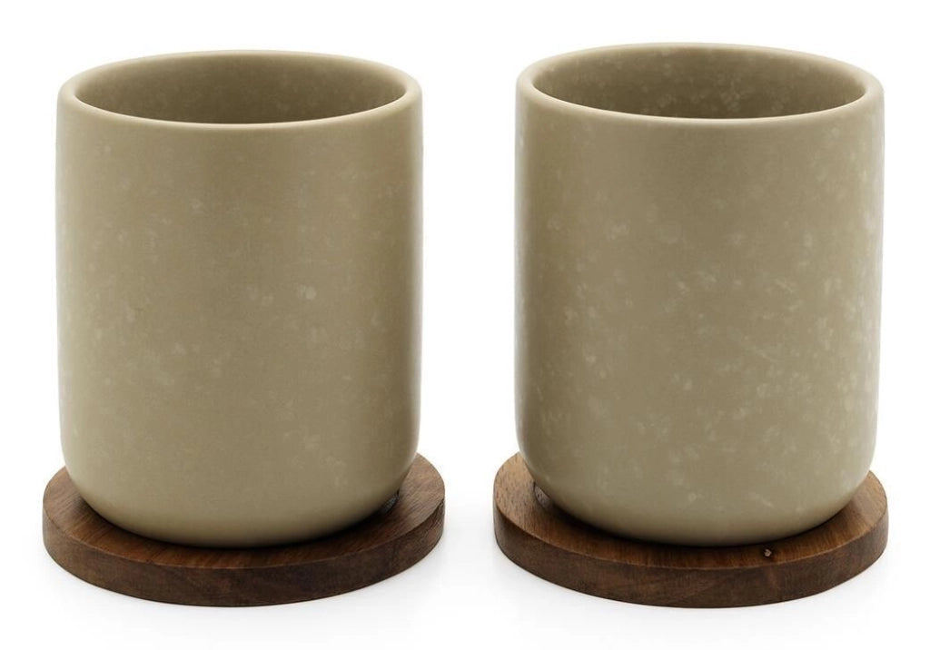 Bredemeijer Umea loam tazza Grigio Tè 2 pz
