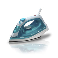 SOGO Ferro da Stiro a Vapore 140ml – Controllo Temperatura, Getto di Vapore 15-18g/min, Protezione Surriscaldamento, Funzione Spray