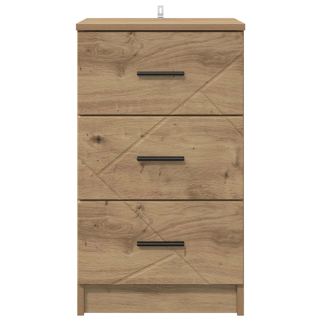 Armadio da Notte rovere artigianale 38 x 38 x 66 cm