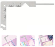 Kit di lavorazione per libri multifunzione - Arte manuale a mano - 1 pezzo - Acciaio inossidabile - 19,6 cm