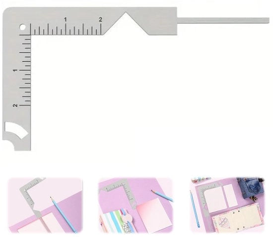 Kit di lavorazione per libri multifunzione - Arte manuale a mano - 1 pezzo - Acciaio inossidabile - 19,6 cm