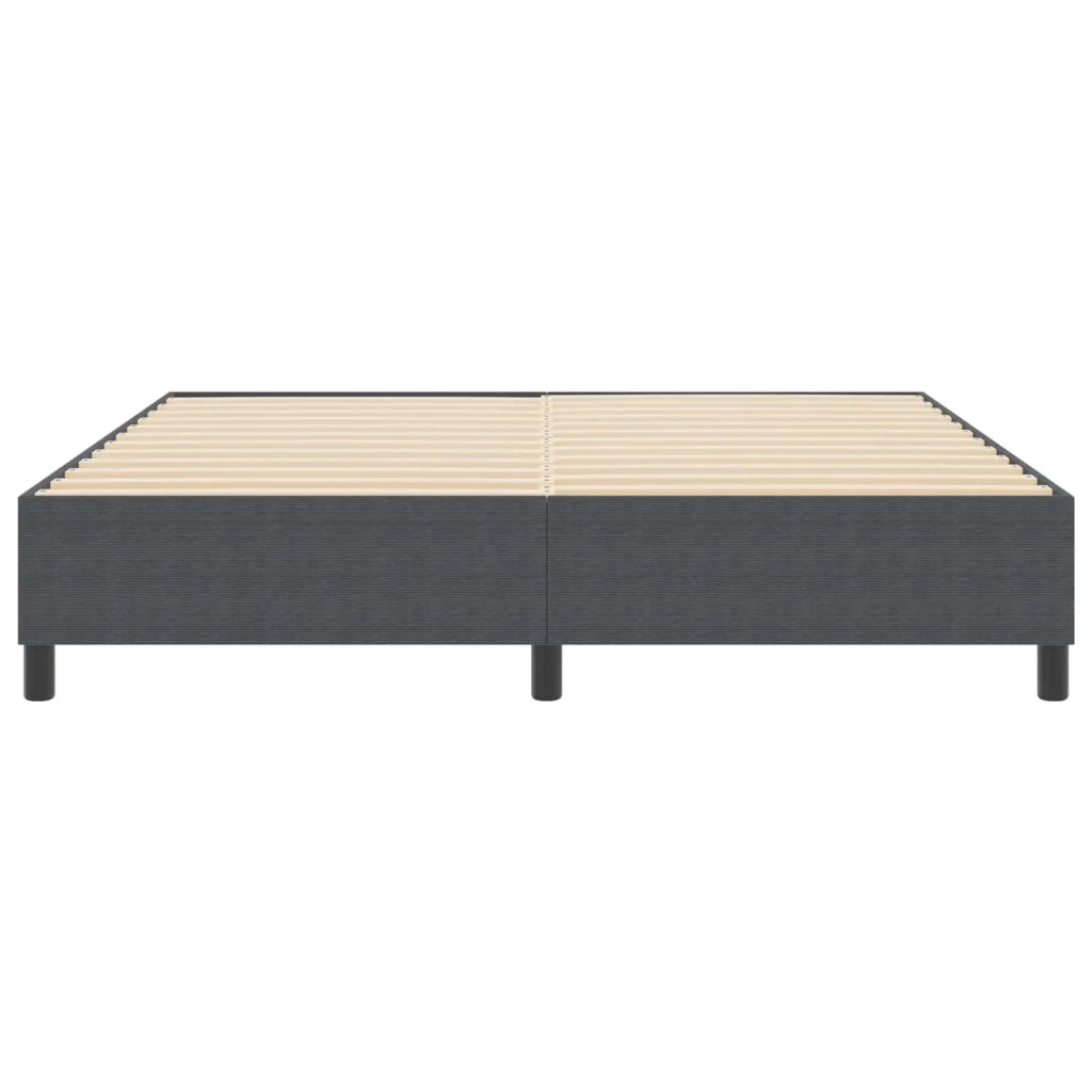 Struttura letto piattaforma-Giroletto-Rete del Letto Grigio scuro 180 x 200 cm