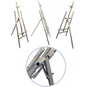 Trade Shop - Cavalletto Artistico Supporto Per Pittura Tela Pieghevole Legno 120cm Disegno -