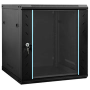 vidaXL Armadietto di rete Nero 60 x 45 x 65 cm Acciaio