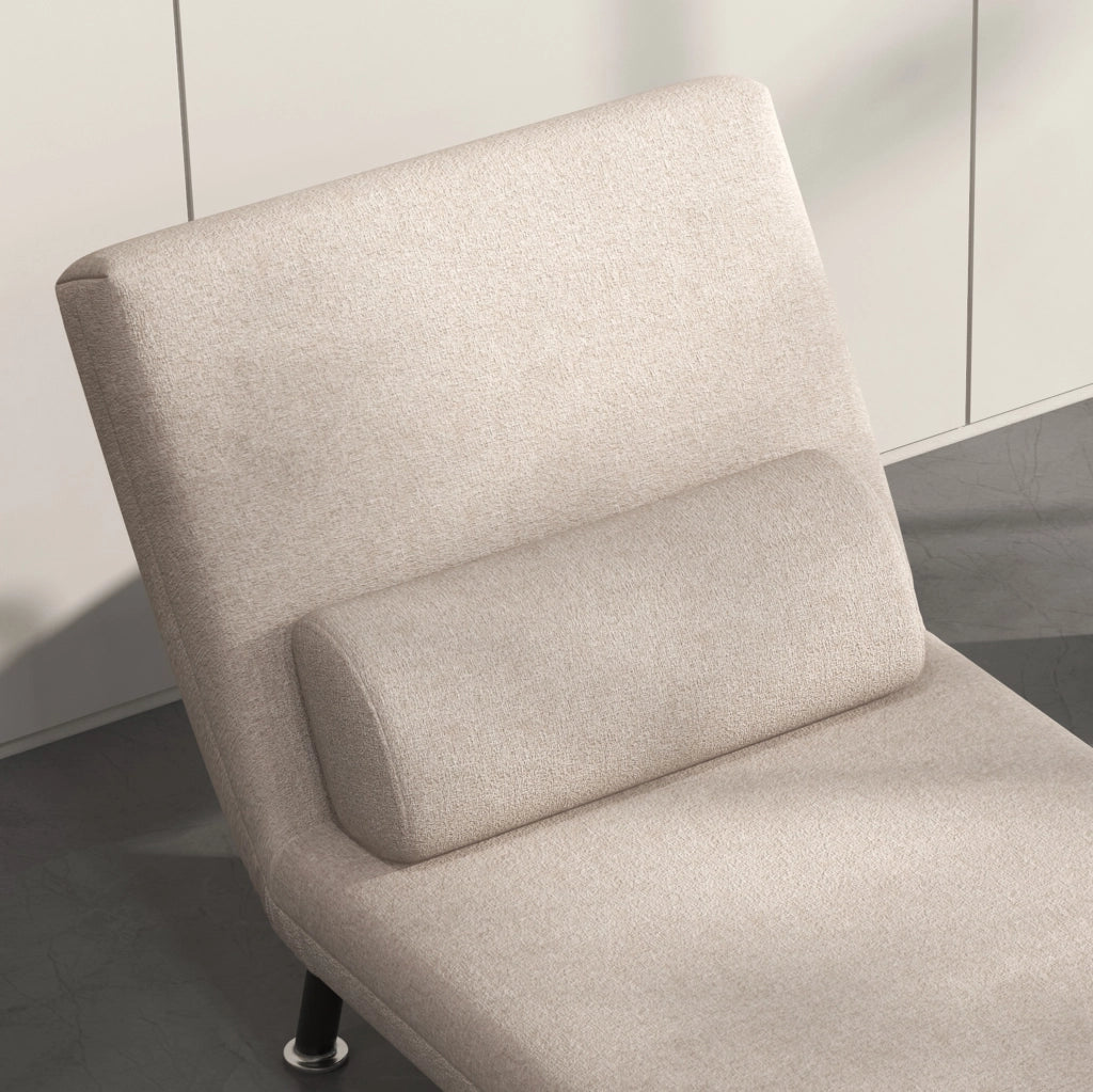 Poltrona letto beige pieghevole