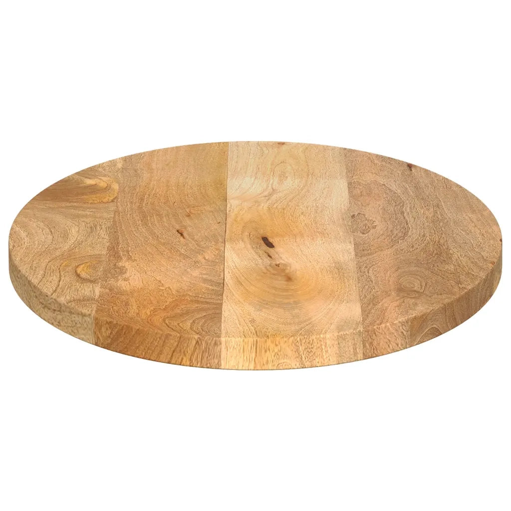 Piano Tavolo 120x50x3,8 cm Ovale in Legno Massello di Mango 370854
