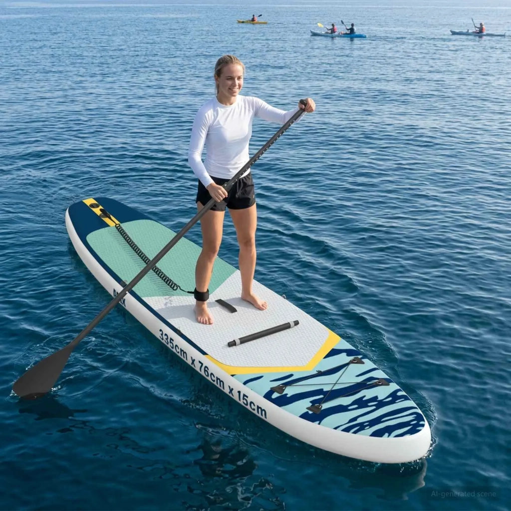 SUP Board con Seggiolino 2-in-1 APEX 335 x 76 x 15 cm Blu per 42039132