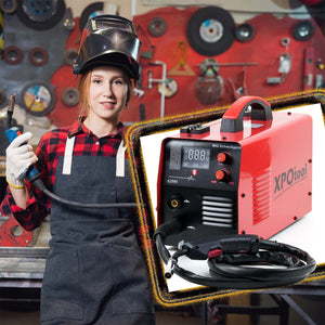 Saldatrice inverter iGBT per saldatura MIG/MMA con filo pieno ed elettrodi