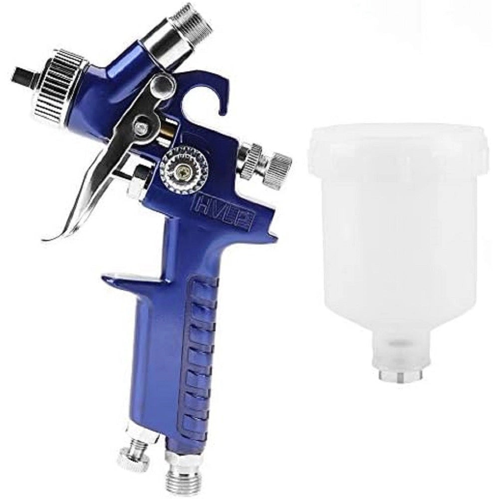Trade Shop - Pistola Per Verniciare A Spruzzo Professionale Aerografo 125ml Ugello Riparazione Auto -