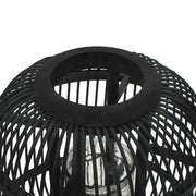 Supporto per Lanterna da Tavolo in Bambù Nero 246821