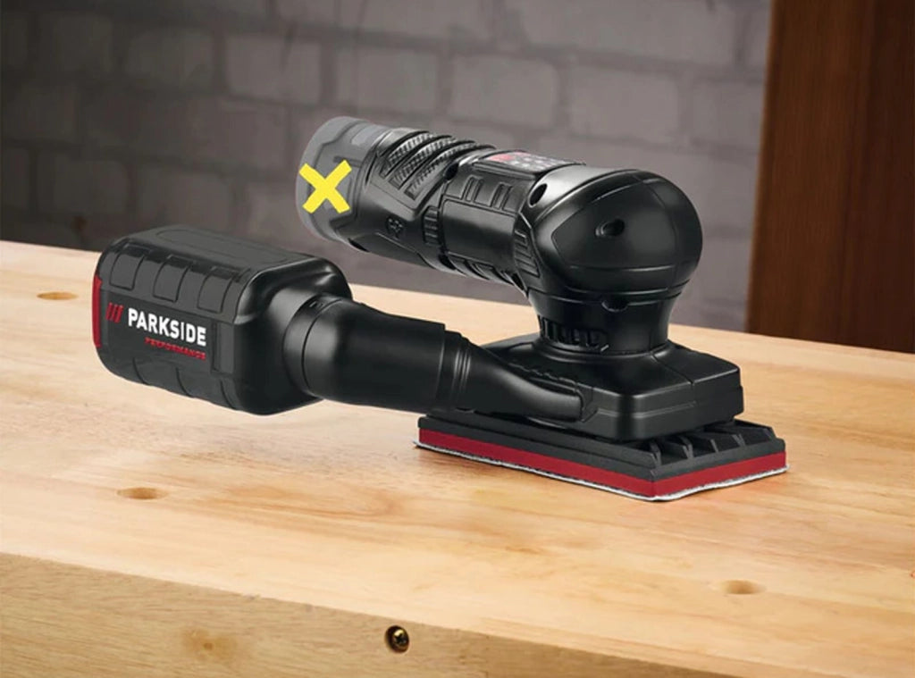 Levigatrice Parkside Performance Orbitale a Batteria PASSP 12-Li A1, 12 V - Prodotto in Esposizione