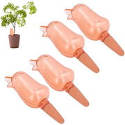 Spiege per Irrigazione Automatica a Goccia - 4 Pack - Progettato per Uccelli - Sferette per l'Irrigazione delle Piante - Radici Bagnate per Piante da Interno - Sistema di Irrigazione per Piante