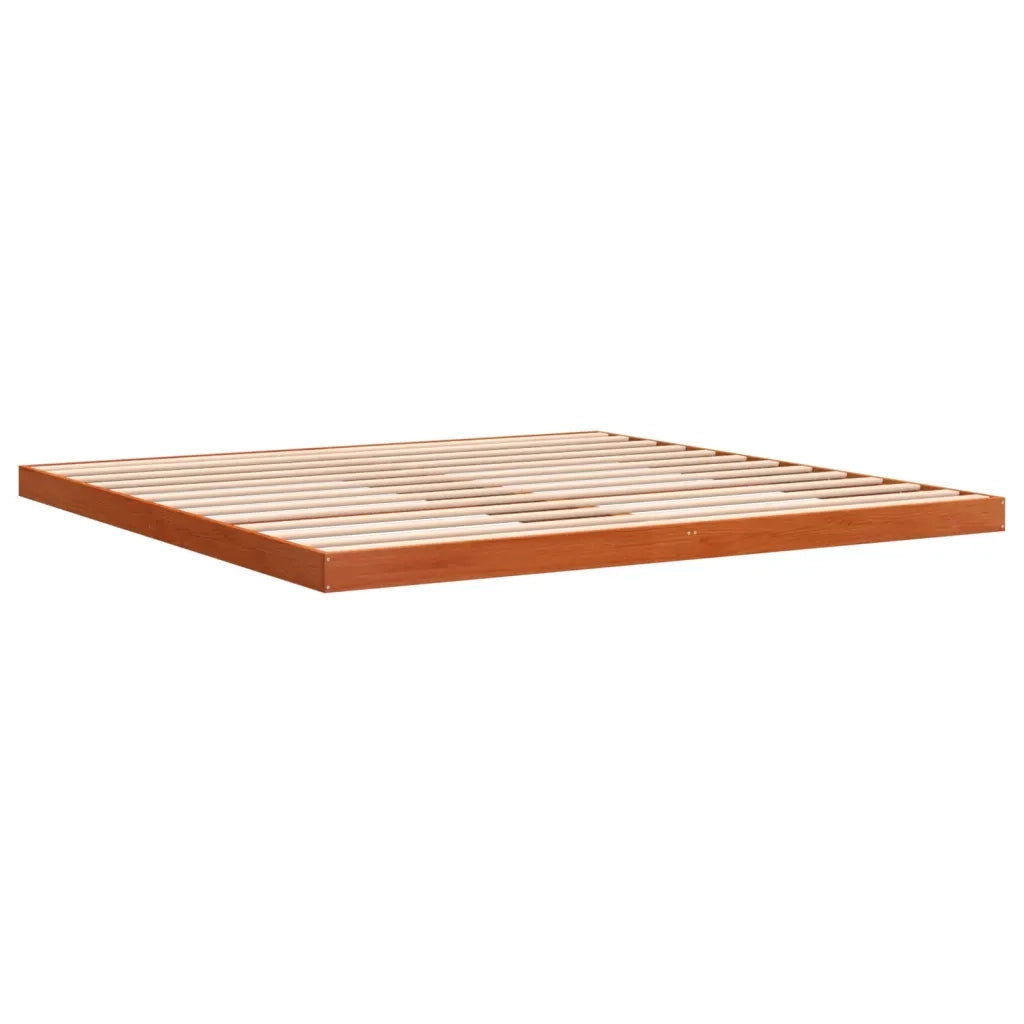 Giroletto Marrone Cera 200x200 cm in Legno Massello di Pino