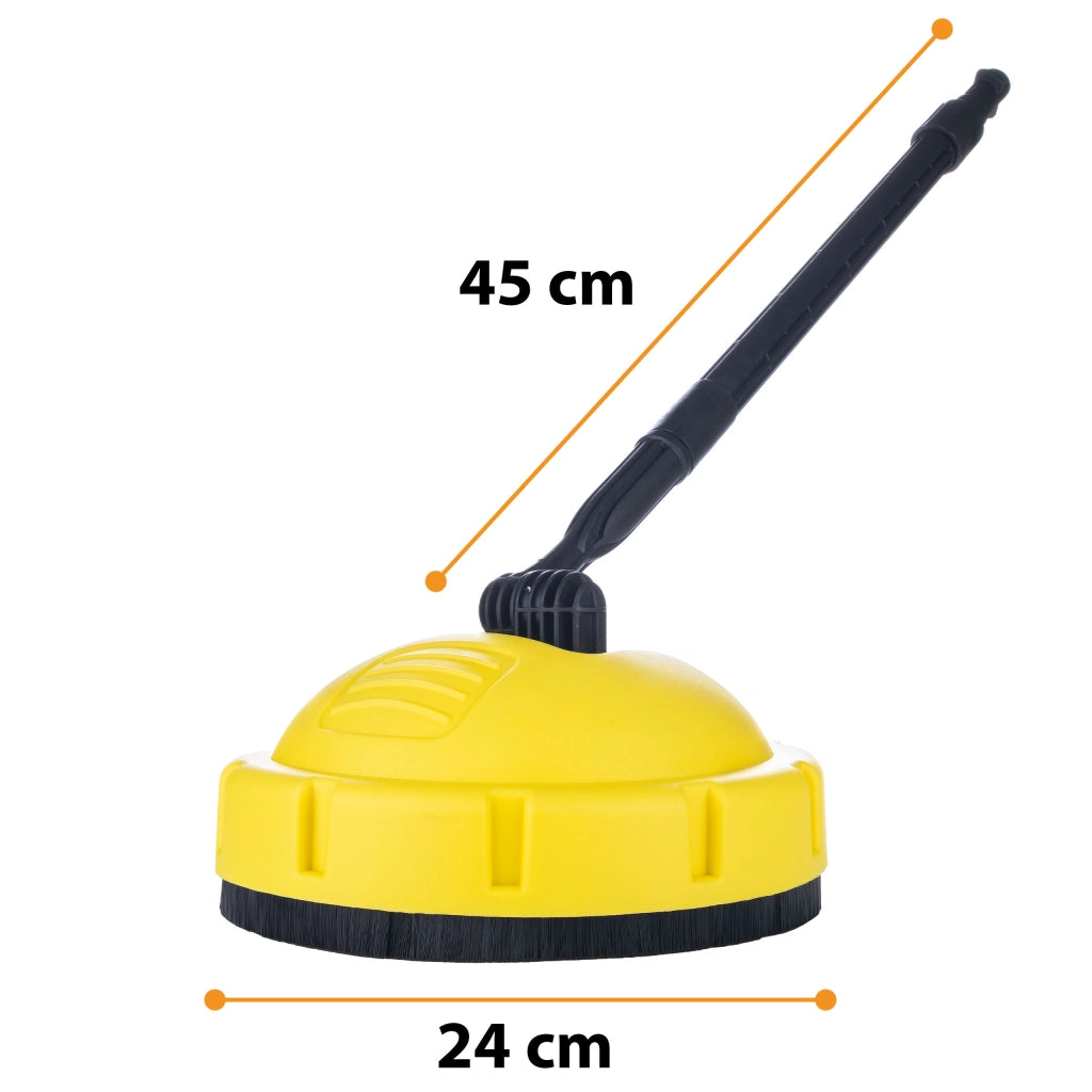 Spazzola T-Racer per Idropulitrici compatibile con Kärcher K2-K7, Black & Decker, Lavor, VAX