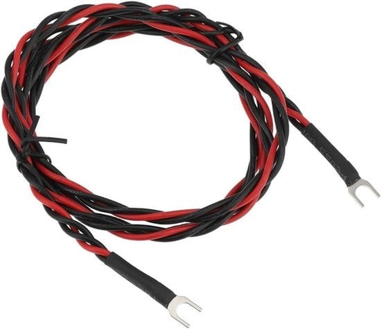 Sistemi di Piastra di Ascolto - Cavo di Terra a Tre Filari 15AWG - Riproduzione su Vinile - Adatto per l'Audio - Nero - Alta Qualità Sonora