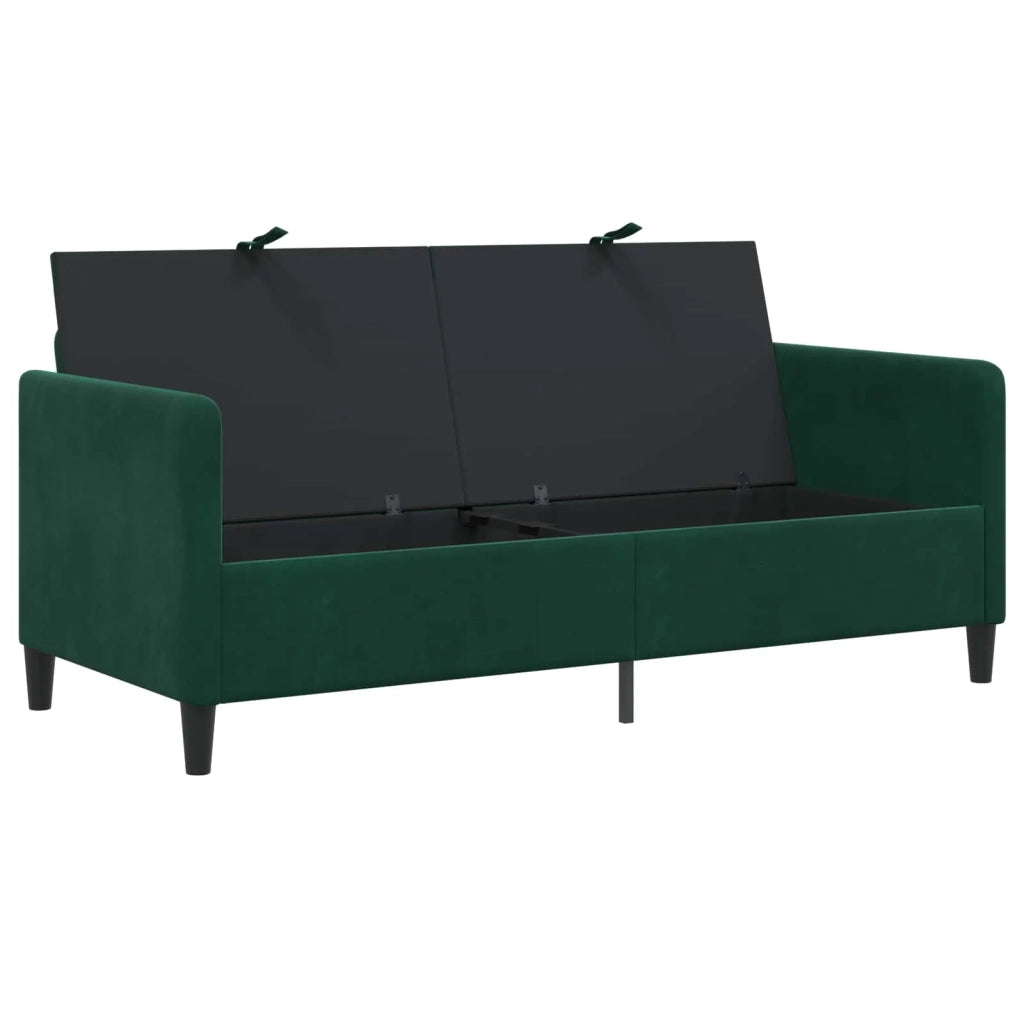 Divano con Storage Verde Scuro 172 x 78 x 87 cm Poliestere 42036963