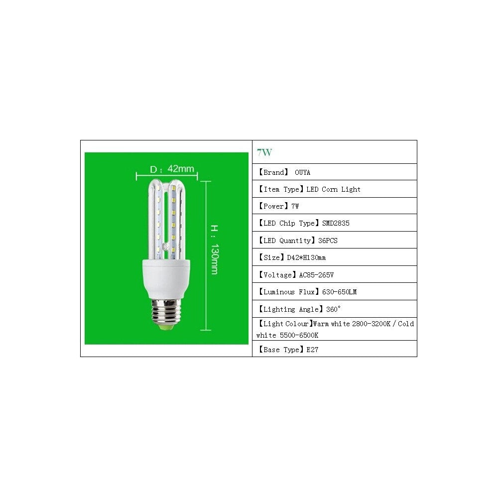 Trade Shop - Lampada Lampadina Led Faretto Di Ultima Generazione Ultra Luminosi Ed Efficienti -