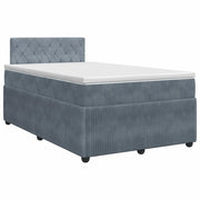 Letto box spring con materasso Grigio Scuro 120 x 200 cm 3451650