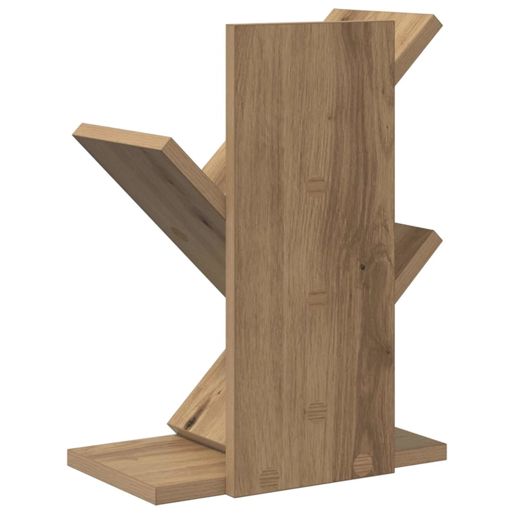 Scaffale per Libri a Forma di Albero 3 Strati 30 x 18 x 40 cm 8012355