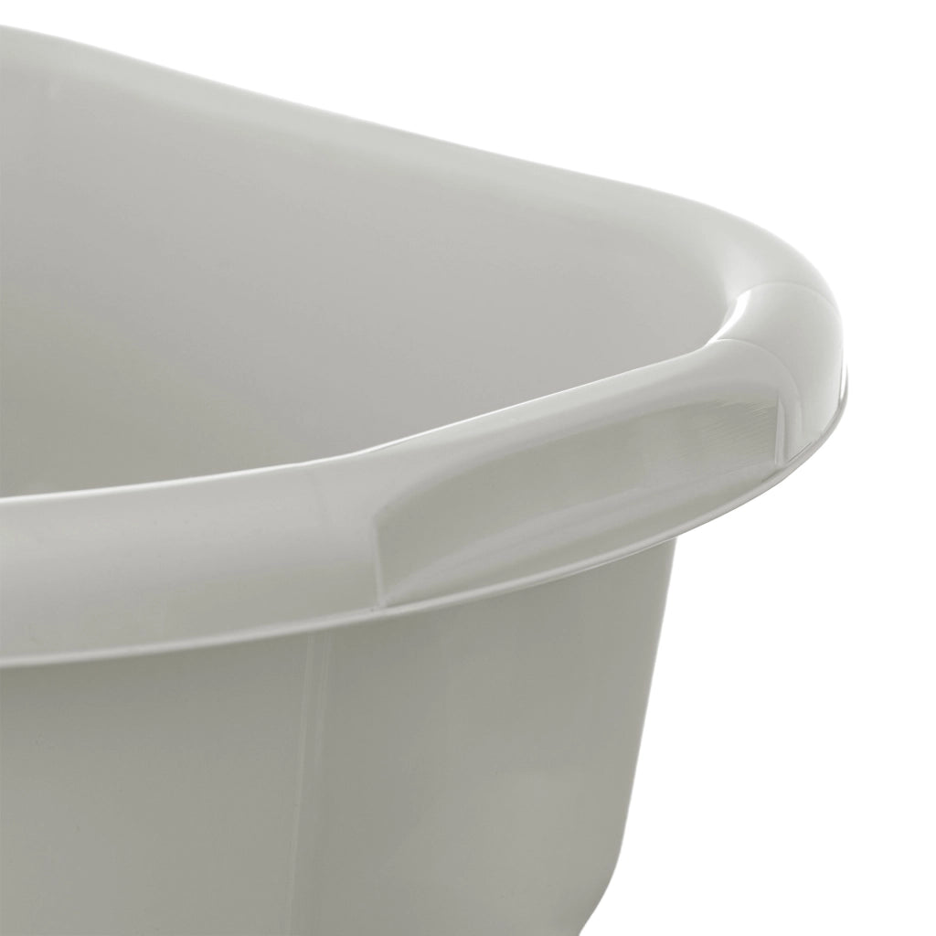Bacinella in plastica KADAX da 12 litri, ovale, con manici