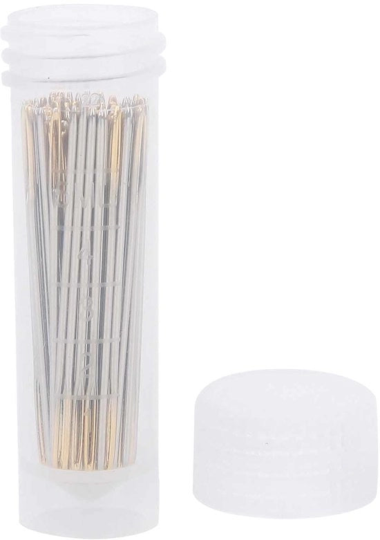 Set di ago per cucire 100 pezzi - Acciaio inossidabile duraturo - Facile da inserire - Scatola di conservazione - Utilizzo multifunzionale - Organizzazione pratica - Ago