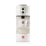 Illy easy macchina da caffè espresso a cialde e.s.e colore bianco